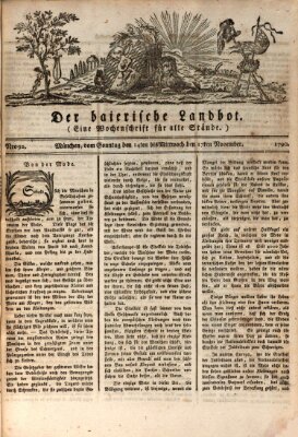 Der baierische Landbot Mittwoch 17. November 1790