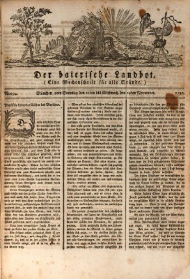 Der baierische Landbot Mittwoch 24. November 1790