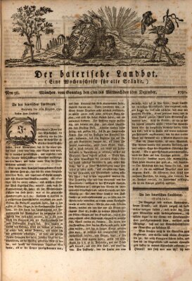 Der baierische Landbot Sonntag 5. Dezember 1790