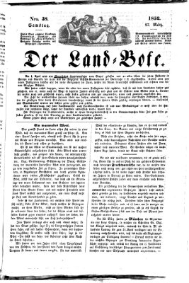 Westricher Zeitung Samstag 27. März 1852