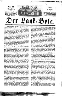 Westricher Zeitung Samstag 10. April 1852