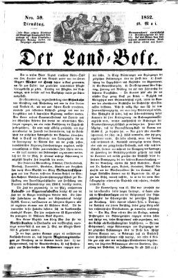 Westricher Zeitung Dienstag 18. Mai 1852