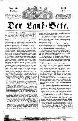 Westricher Zeitung Freitag 4. Juni 1852