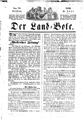 Westricher Zeitung Dienstag 29. Juni 1852