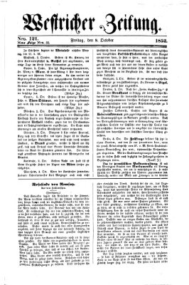 Westricher Zeitung Freitag 8. Oktober 1852