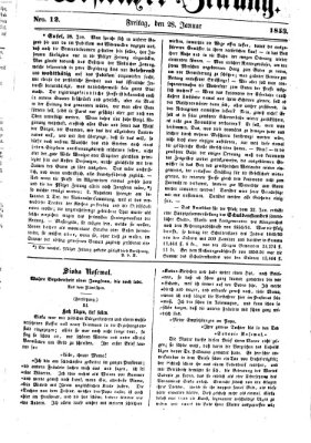 Westricher Zeitung Freitag 28. Januar 1853