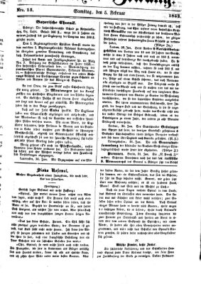 Westricher Zeitung Samstag 5. Februar 1853