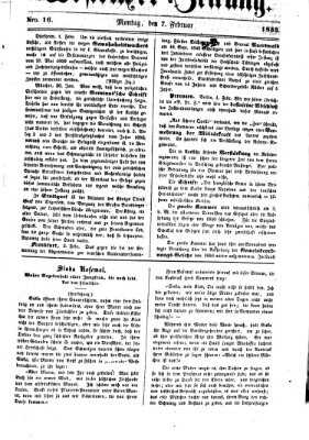 Westricher Zeitung Montag 7. Februar 1853