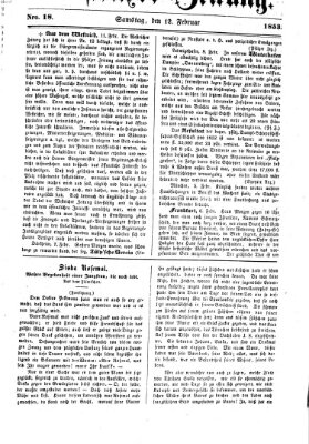 Westricher Zeitung Samstag 12. Februar 1853