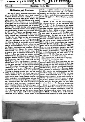 Westricher Zeitung Sonntag 8. Mai 1853