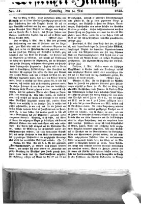 Westricher Zeitung Samstag 14. Mai 1853