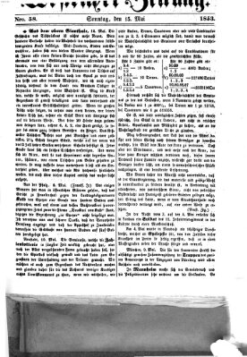 Westricher Zeitung Sonntag 15. Mai 1853