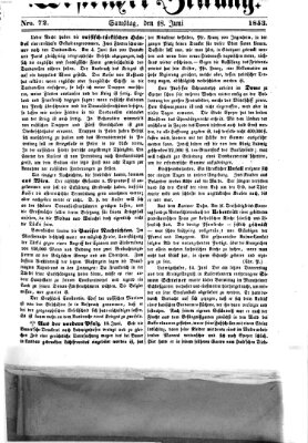 Westricher Zeitung Samstag 18. Juni 1853