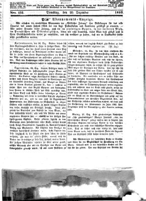 Westricher Zeitung Dienstag 20. Dezember 1853