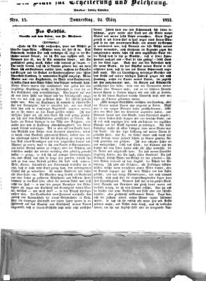 Westricher Zeitung Donnerstag 24. März 1853