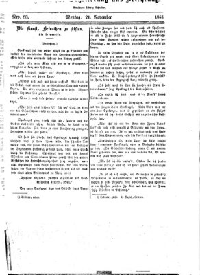 Westricher Zeitung Montag 21. November 1853