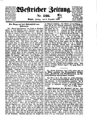 Westricher Zeitung Freitag 8. Dezember 1854