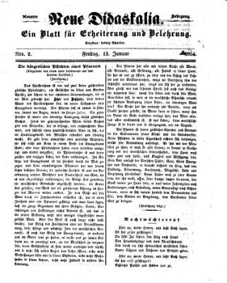 Westricher Zeitung Freitag 13. Januar 1854