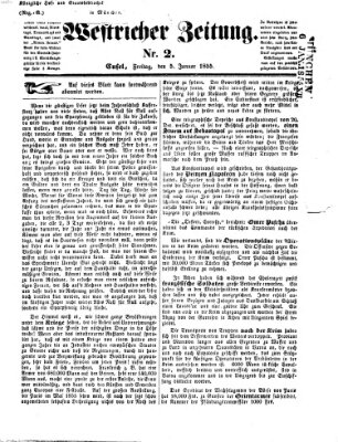 Westricher Zeitung Freitag 5. Januar 1855