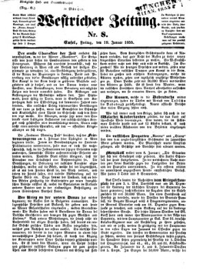 Westricher Zeitung Freitag 19. Januar 1855