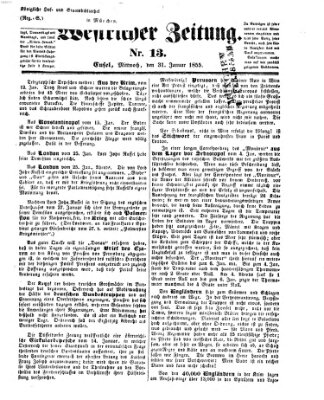 Westricher Zeitung Mittwoch 31. Januar 1855