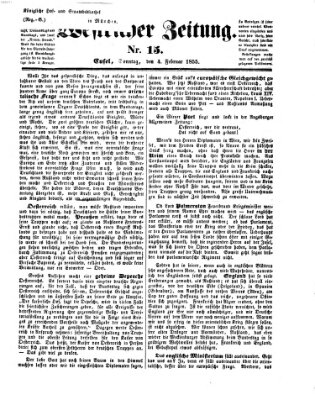 Westricher Zeitung Sonntag 4. Februar 1855