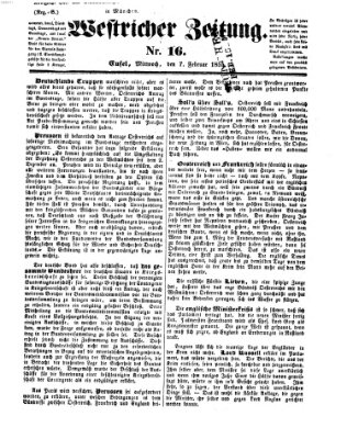 Westricher Zeitung Mittwoch 7. Februar 1855