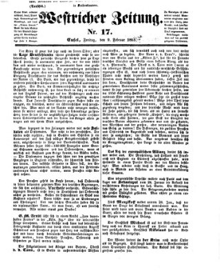 Westricher Zeitung Freitag 9. Februar 1855