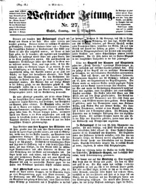 Westricher Zeitung Sonntag 4. März 1855