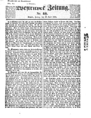 Westricher Zeitung Freitag 20. April 1855