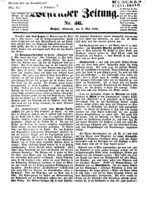 Westricher Zeitung Mittwoch 9. Mai 1855