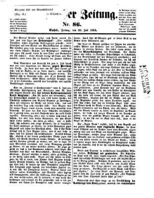 Westricher Zeitung Freitag 20. Juli 1855