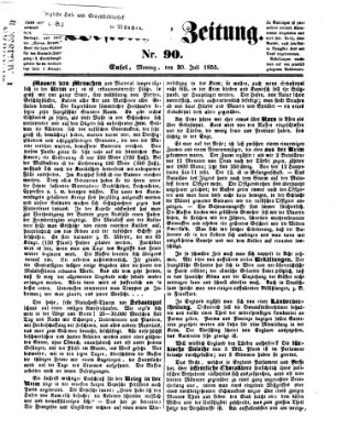 Westricher Zeitung Montag 30. Juli 1855