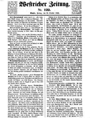 Westricher Zeitung Freitag 12. Oktober 1855