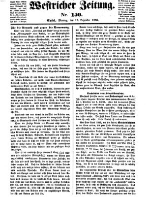 Westricher Zeitung Montag 17. Dezember 1855