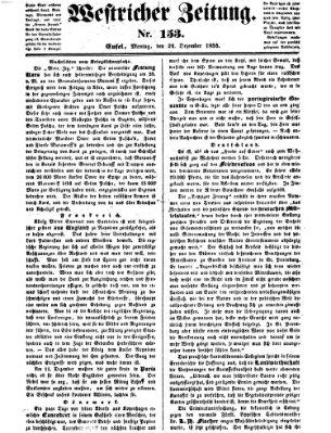 Westricher Zeitung Montag 24. Dezember 1855