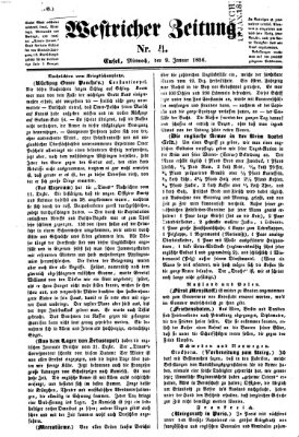 Westricher Zeitung Mittwoch 9. Januar 1856