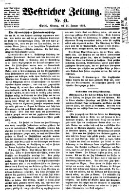 Westricher Zeitung Montag 21. Januar 1856