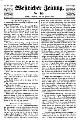 Westricher Zeitung Mittwoch 23. Januar 1856