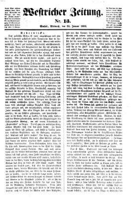 Westricher Zeitung Mittwoch 30. Januar 1856