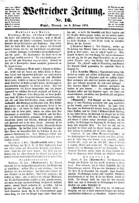 Westricher Zeitung Mittwoch 6. Februar 1856