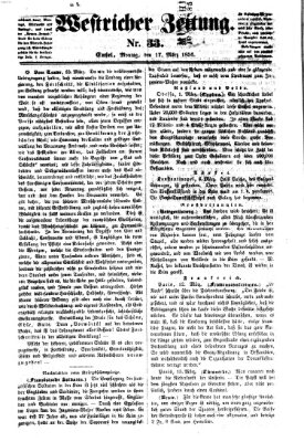 Westricher Zeitung Montag 17. März 1856