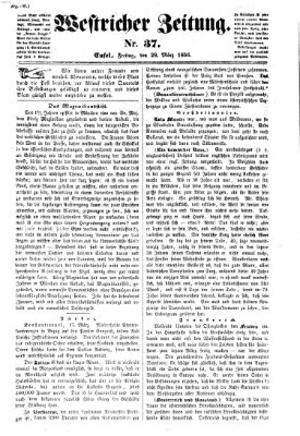 Westricher Zeitung Freitag 28. März 1856