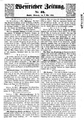 Westricher Zeitung Mittwoch 7. Mai 1856