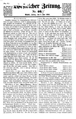 Westricher Zeitung Montag 9. Juni 1856