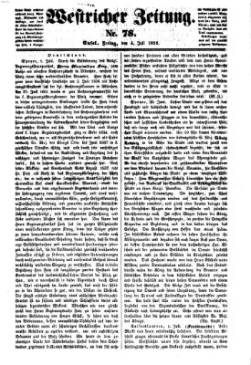 Westricher Zeitung Freitag 4. Juli 1856