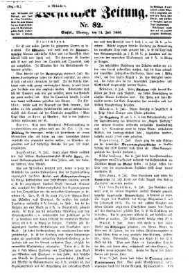 Westricher Zeitung Montag 14. Juli 1856