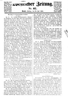 Westricher Zeitung Freitag 25. Juli 1856