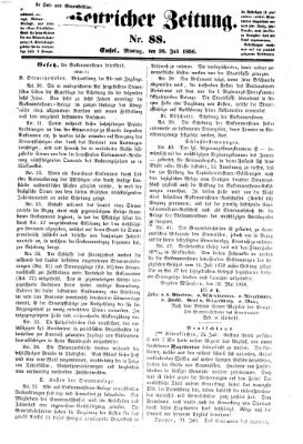 Westricher Zeitung Montag 28. Juli 1856