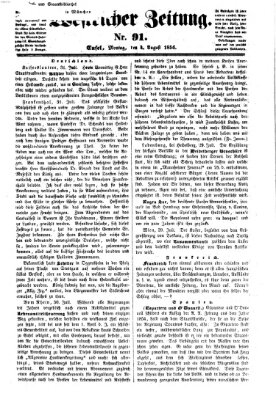 Westricher Zeitung Montag 4. August 1856